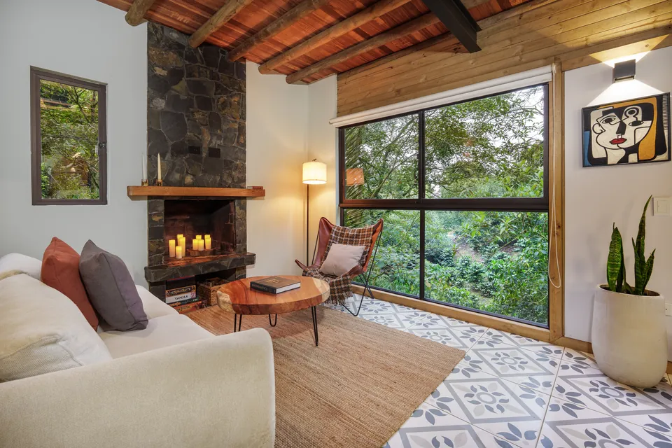 Cabaña con chimenea · El Retiro